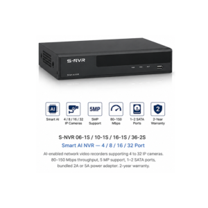 S-NVR 06-1S / 10-1S / 16-1S / 36-2S