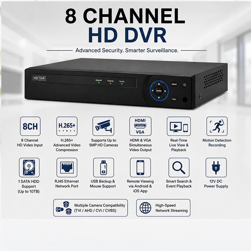 8-Channel HD DVR - Image 2